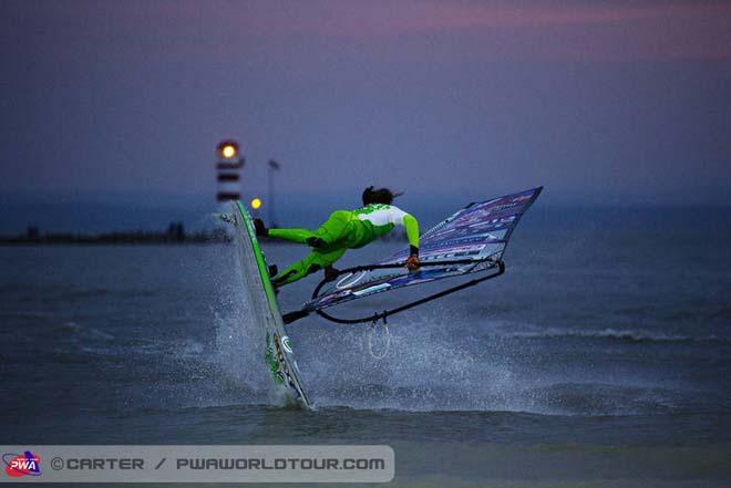 Kiri Thode - 2013 PWA Surf World Cup Podersdorf &copy;  John Carter / PWA http://www.pwaworldtour.com
